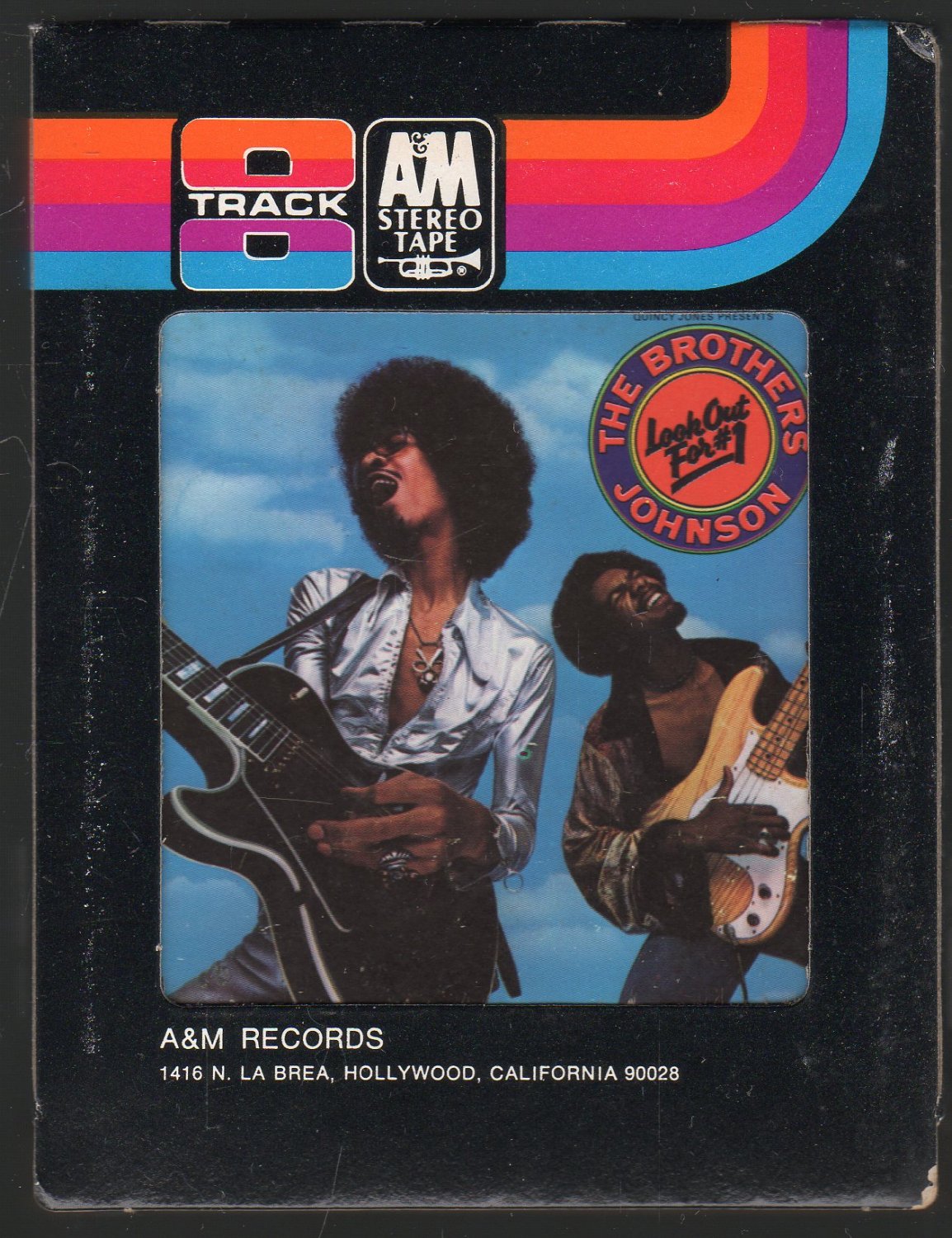 The Brothers Johnson Look Out For 1 1976 Debut A&M A17A 8TRACK TAPE