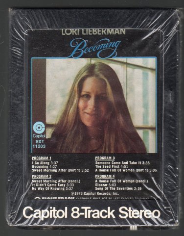 Lori Lieberman - Becoming 1973 CAPITOL Sealed A17C 8-TRACK TAPE