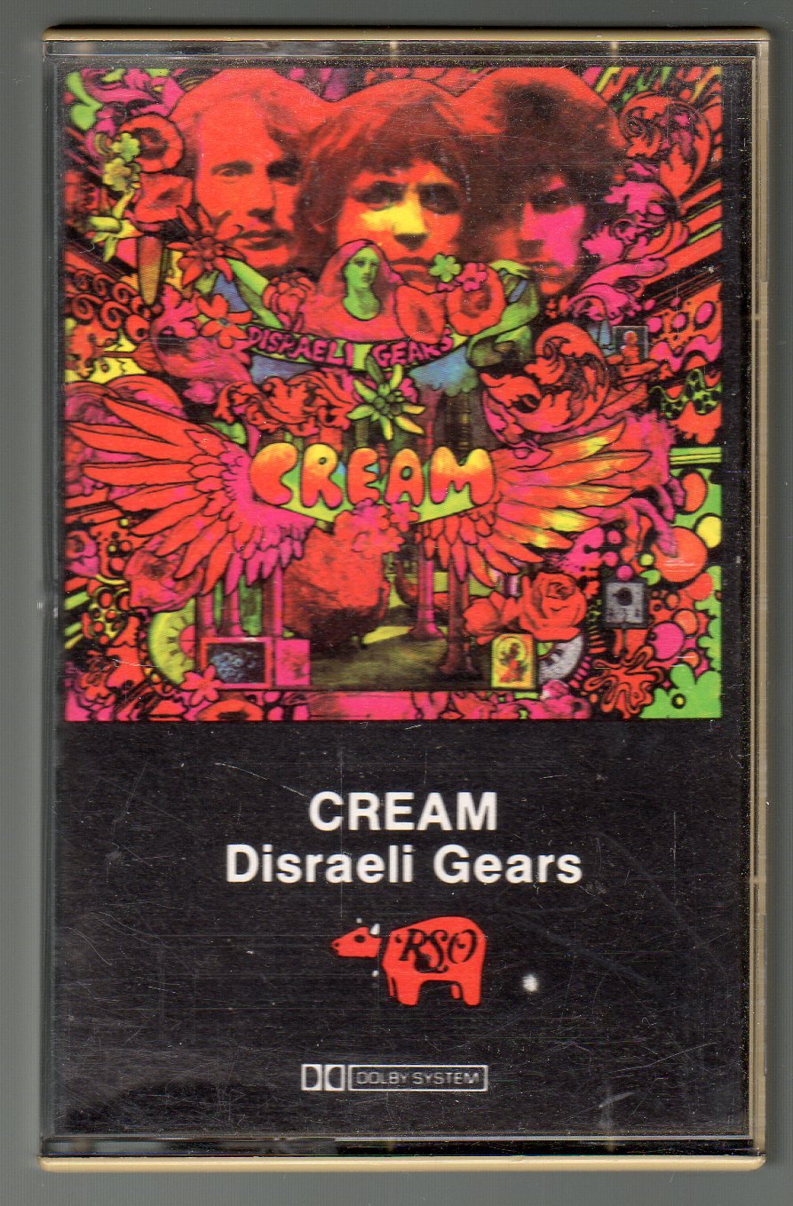 Cream Disraeli Gears 1976 POLYGRAM Reissue C17 CASSETTE TAPE