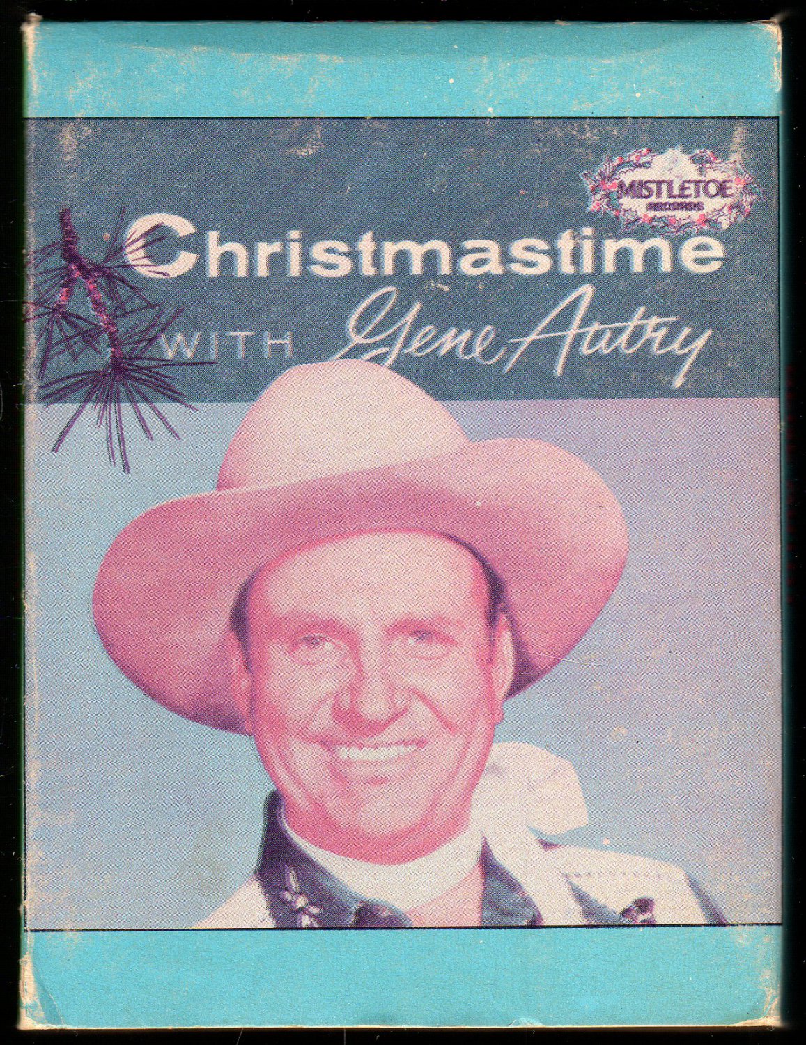 Gene Autry - Christmastime With Gene Autry 1958 MISTLETOE Re-issue A28 8-TRACK TAPE