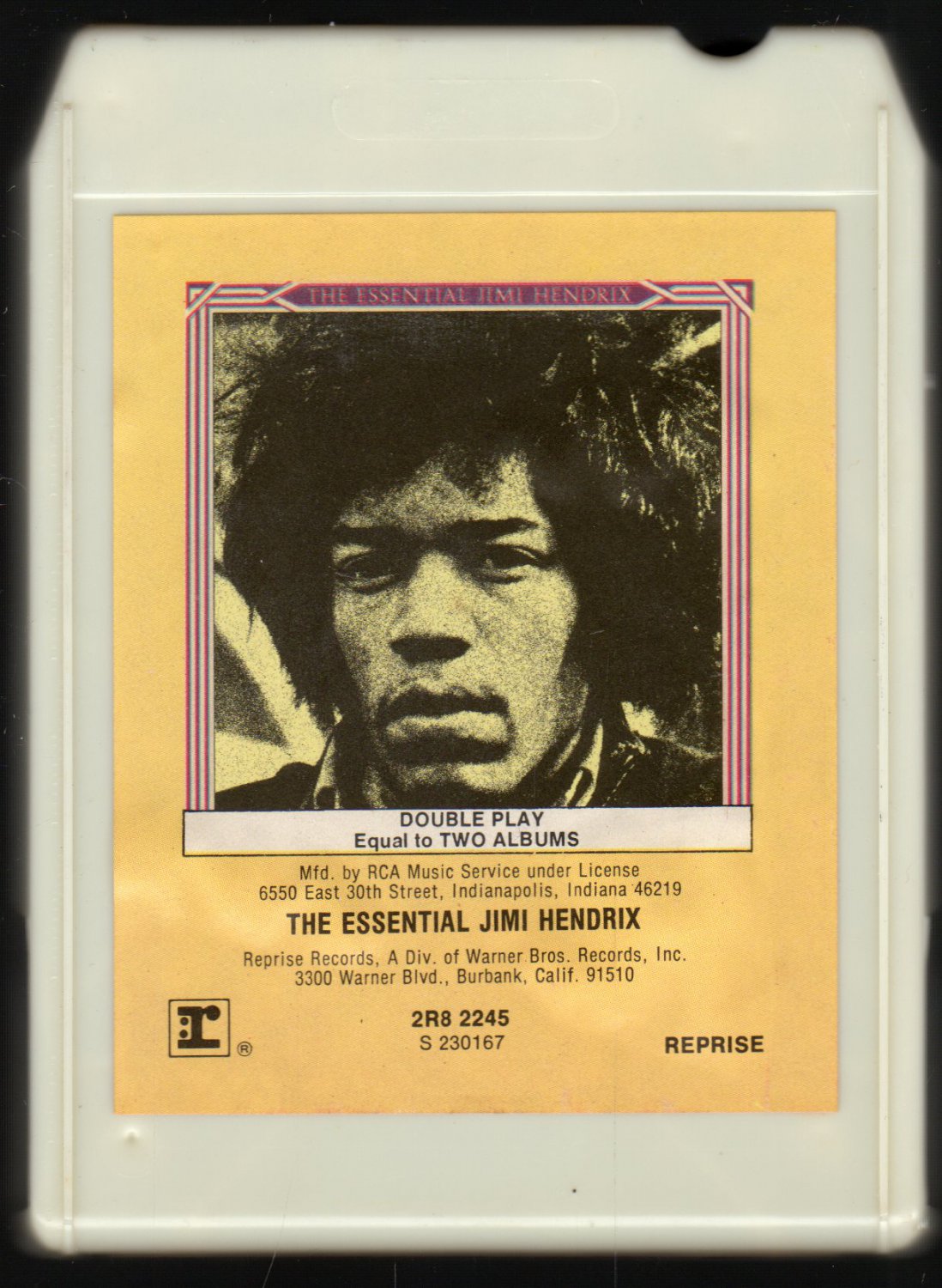 Jimi Hendrix The Essential Jimi Hendrix 1978 Rca Wb Double Play A18c 8 Track Tape 0147