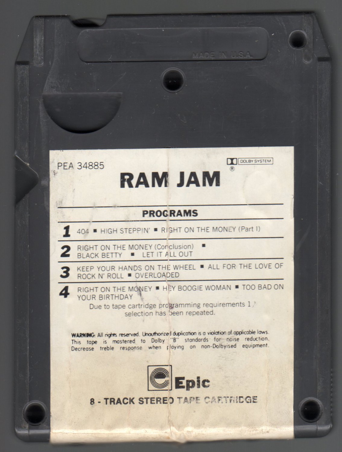 ram jam t shirt