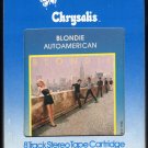 Blondie - Autoamerican 1980 Chrysalis A33 8-TRACK TAPE