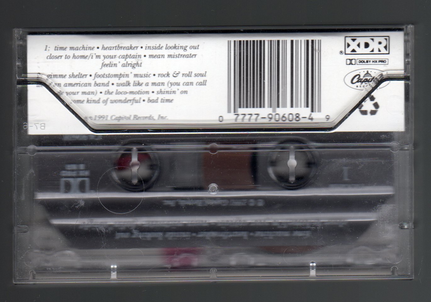 Grand Funk Railroad - Collector Series 1991 CAPITOL XDR C8 CASSETTE TAPE