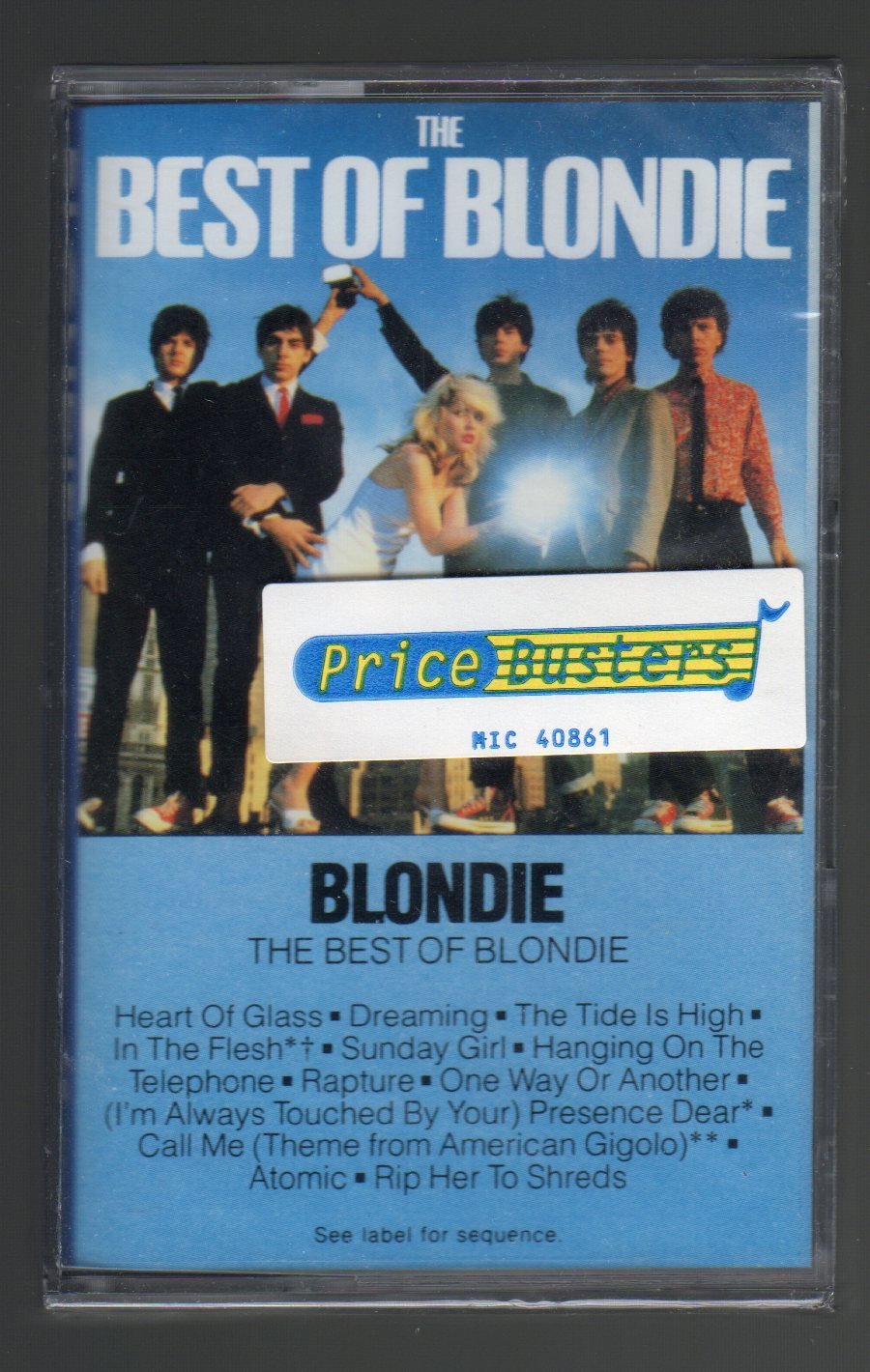 Blondie - The Best Of Blondie 1981 CHRYSALIS Sealed C8 CASSETTE TAPE