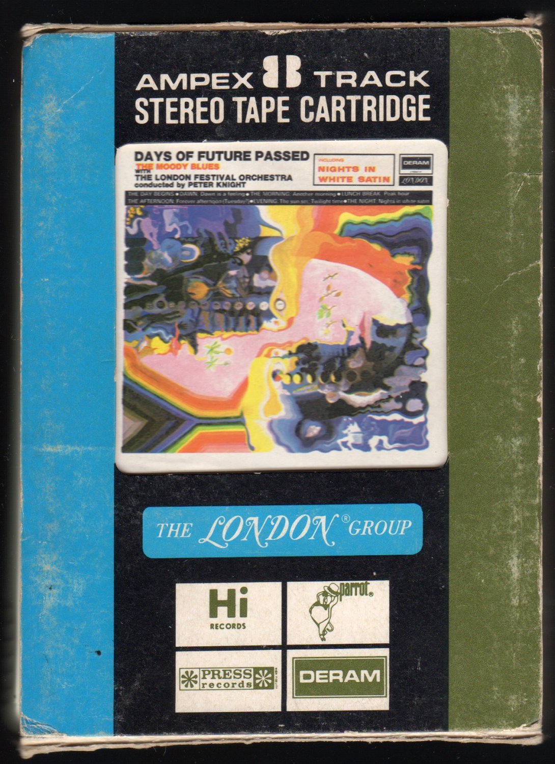 Moody Blues - Days Of Future Passed 1967 AMPEX DERAM A33 8-TRACK TAPE