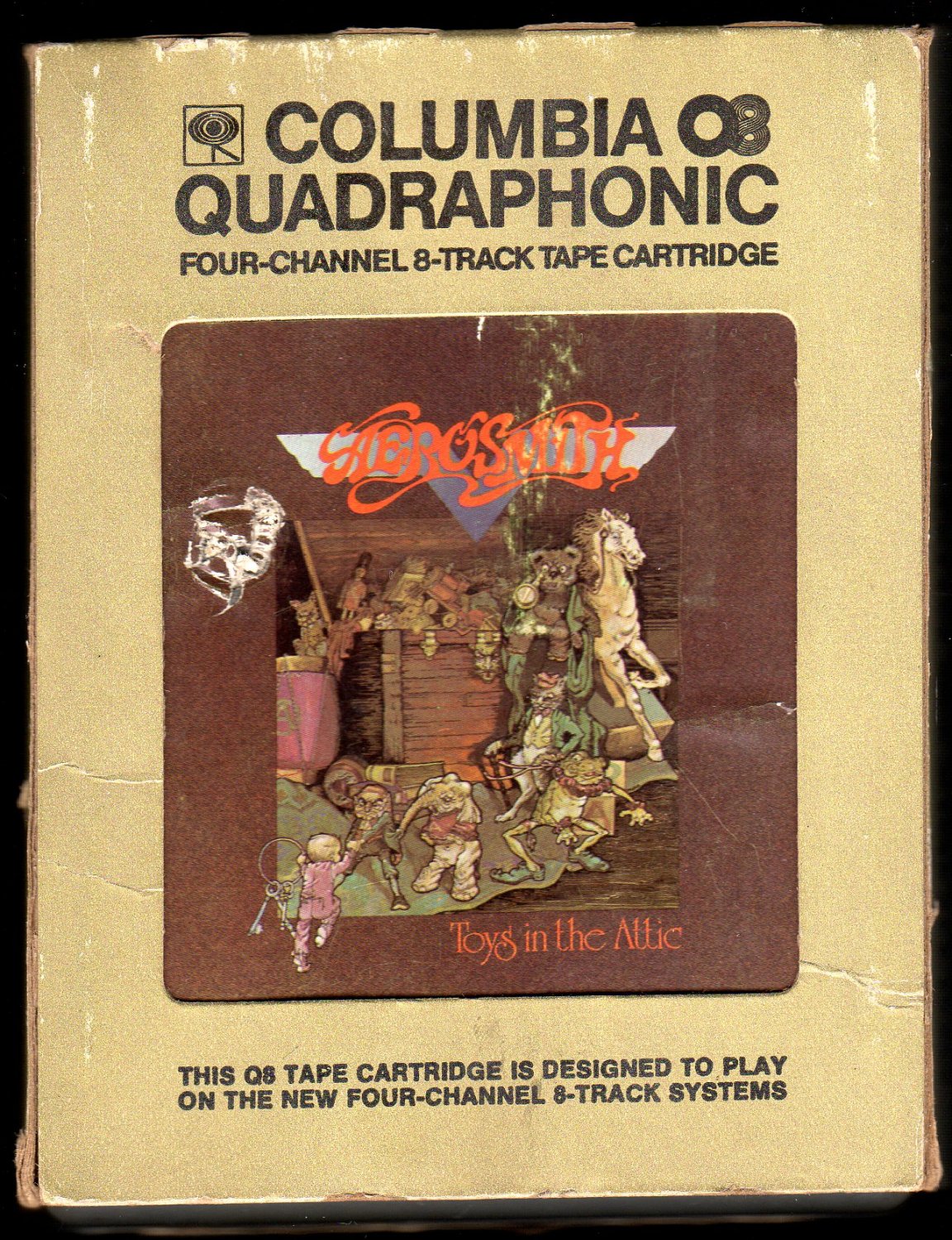 Aerosmith Toys In The Attic 1975 Cbs Quadraphonic A53 8