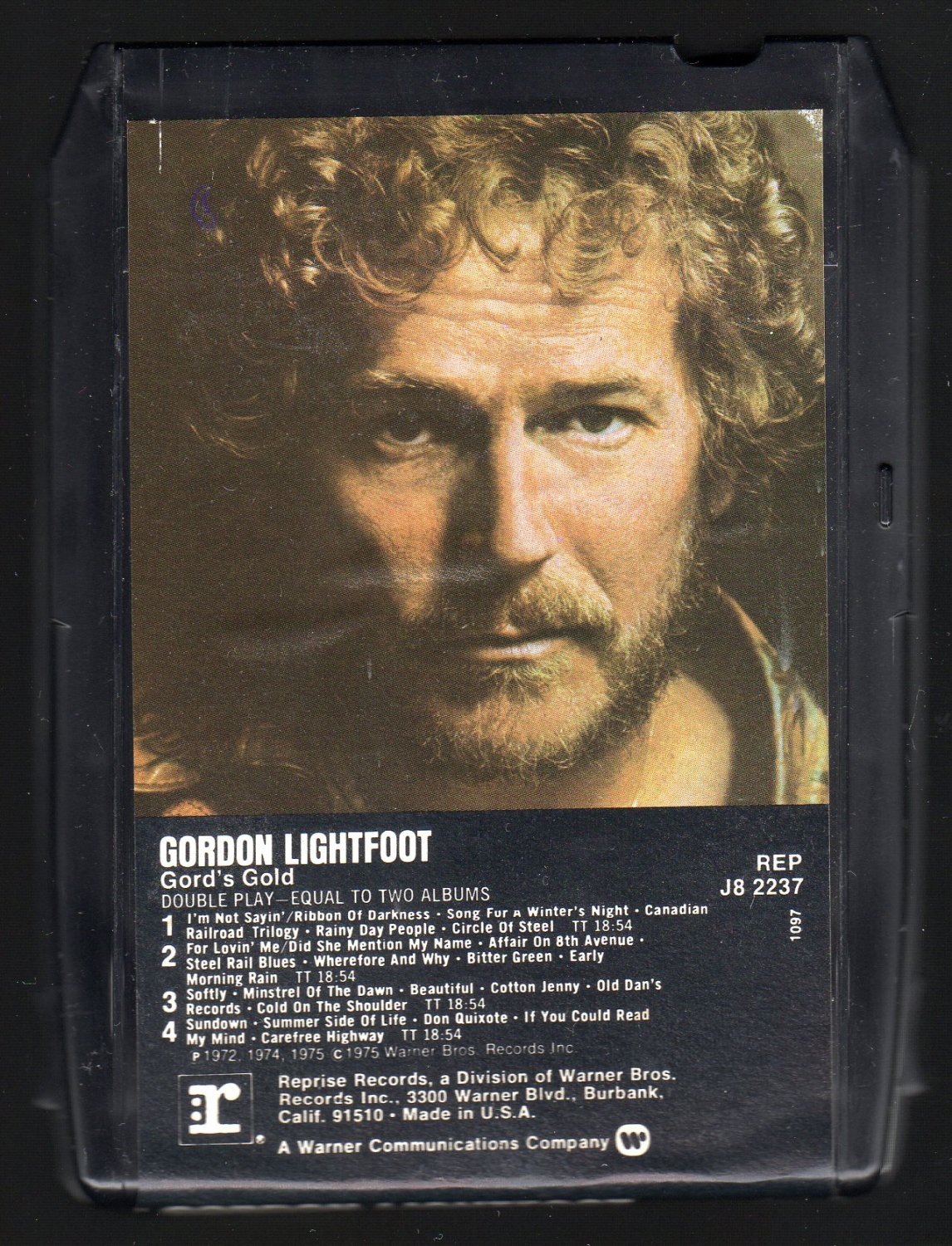 Gordon Lightfoot Gords Gold 1975 Wb A53 8 Track Tape