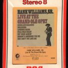 Hank Williams Sr. - Live at the Grand Ole Opry 1976 RCA A29B 8-TRACK TAPE
