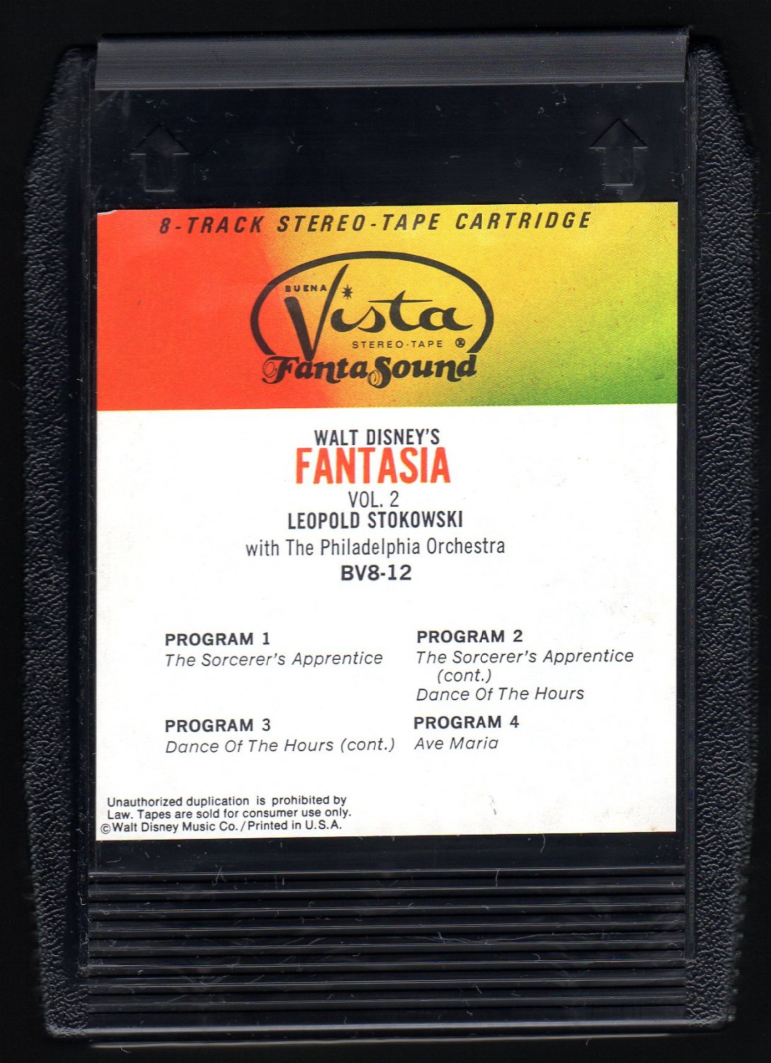 Walt Disney's Fantasia The Sorcerer's Apprentice Vol 2 1969 VISTA A27