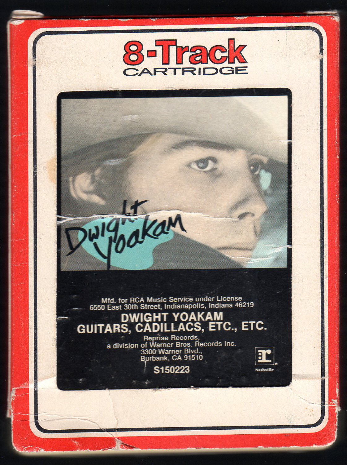 Dwight Yoakam Guitars, Cadillacs, Etc. 1986 Debut RCA A17B 8TRACK TAPE