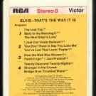 Elvis Presley - That's The Way It Is 1970 RCA A11 8-TRACK TAPE