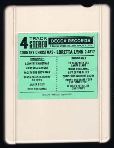 Loretta Lynn - Country Christmas 1966 DECCA A32 4-TRACK TAPE