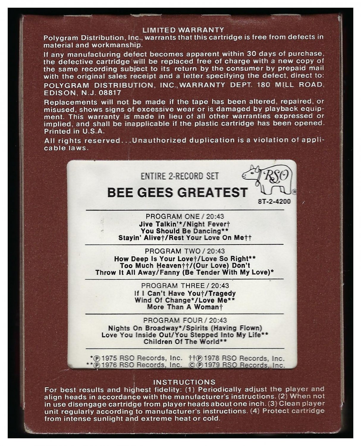 bee gees greatest hits 1979 rar