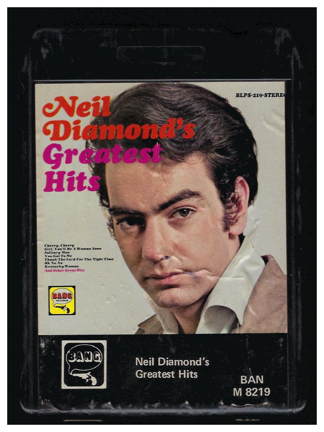 Neil Diamond - Greatest Hits 1968 AMPEX BANG A19A 8-TRACK TAPE