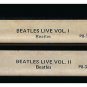 The Beatles - 1st Live Recordings Vol I & II 1979 PICKWICK A18F 8-TRACK TAPE
