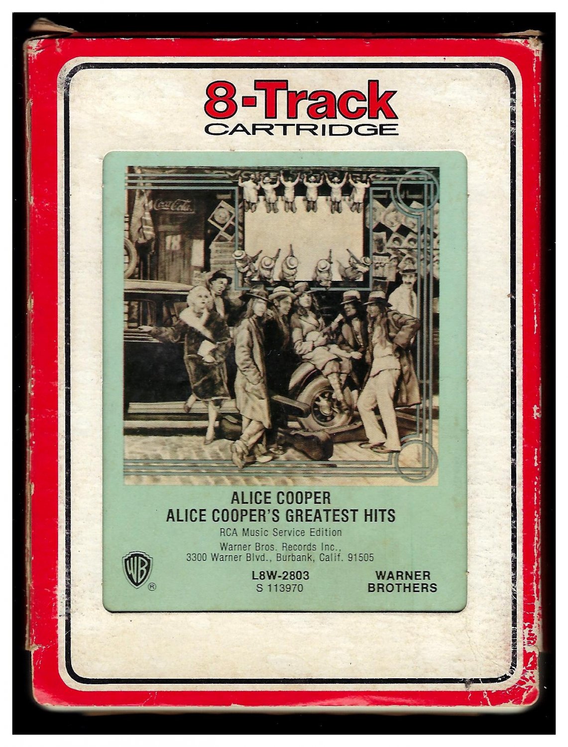 Alice Cooper Greatest Hits 1974 RCA WB A39 8 TRACK TAPE alice-cooper-greatest-hits-1974-rca-wb-a39-8-track-tape
