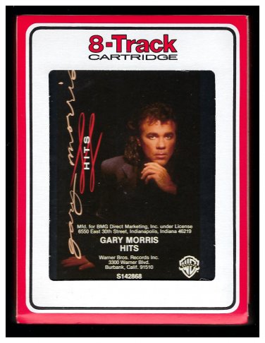 Gary Morris - Hits 1987 RCA WB A33 8-TRACK TAPE
