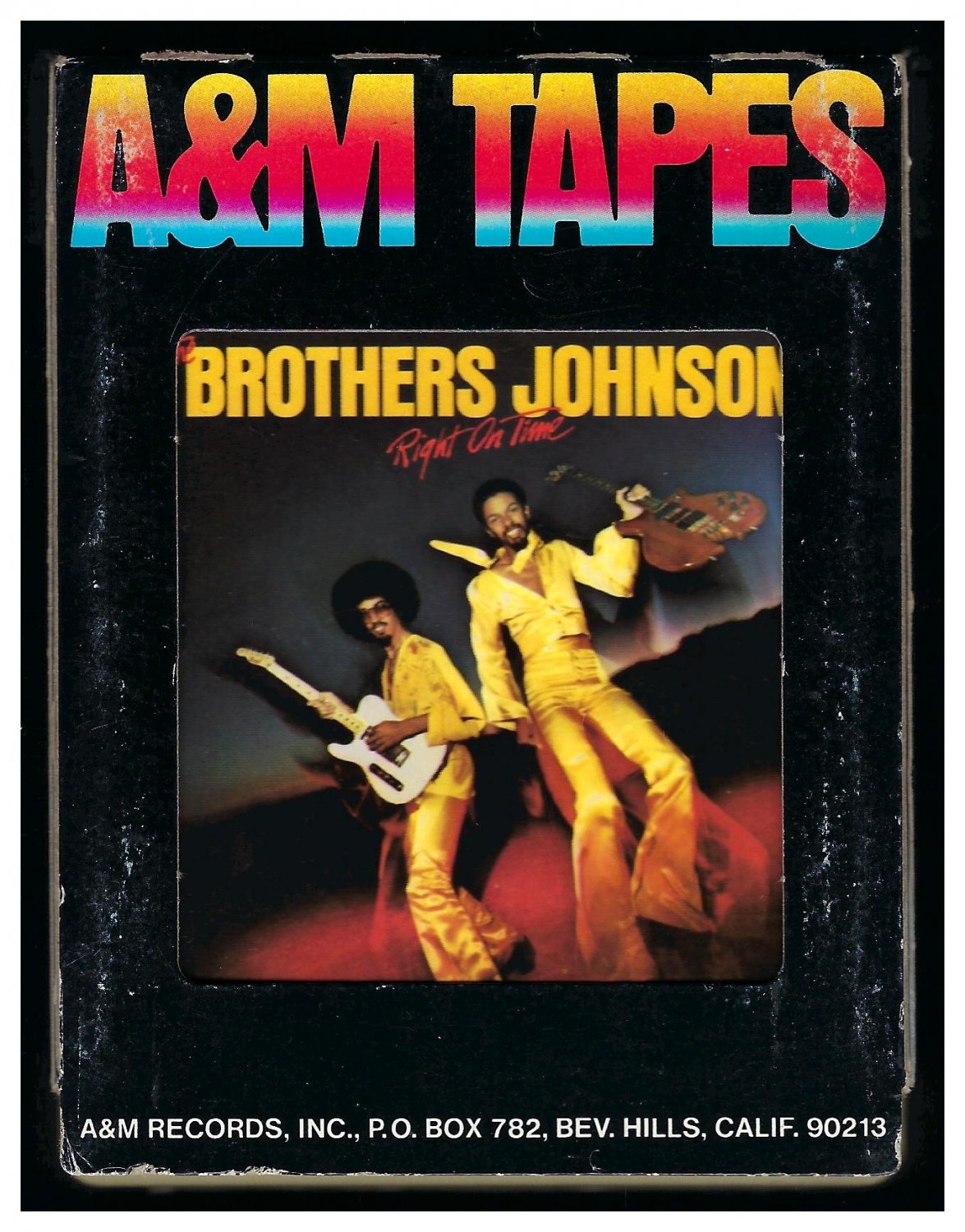 The Brothers Johnson Right On Time 1977 A&M C/O A7 8TRACK TAPE