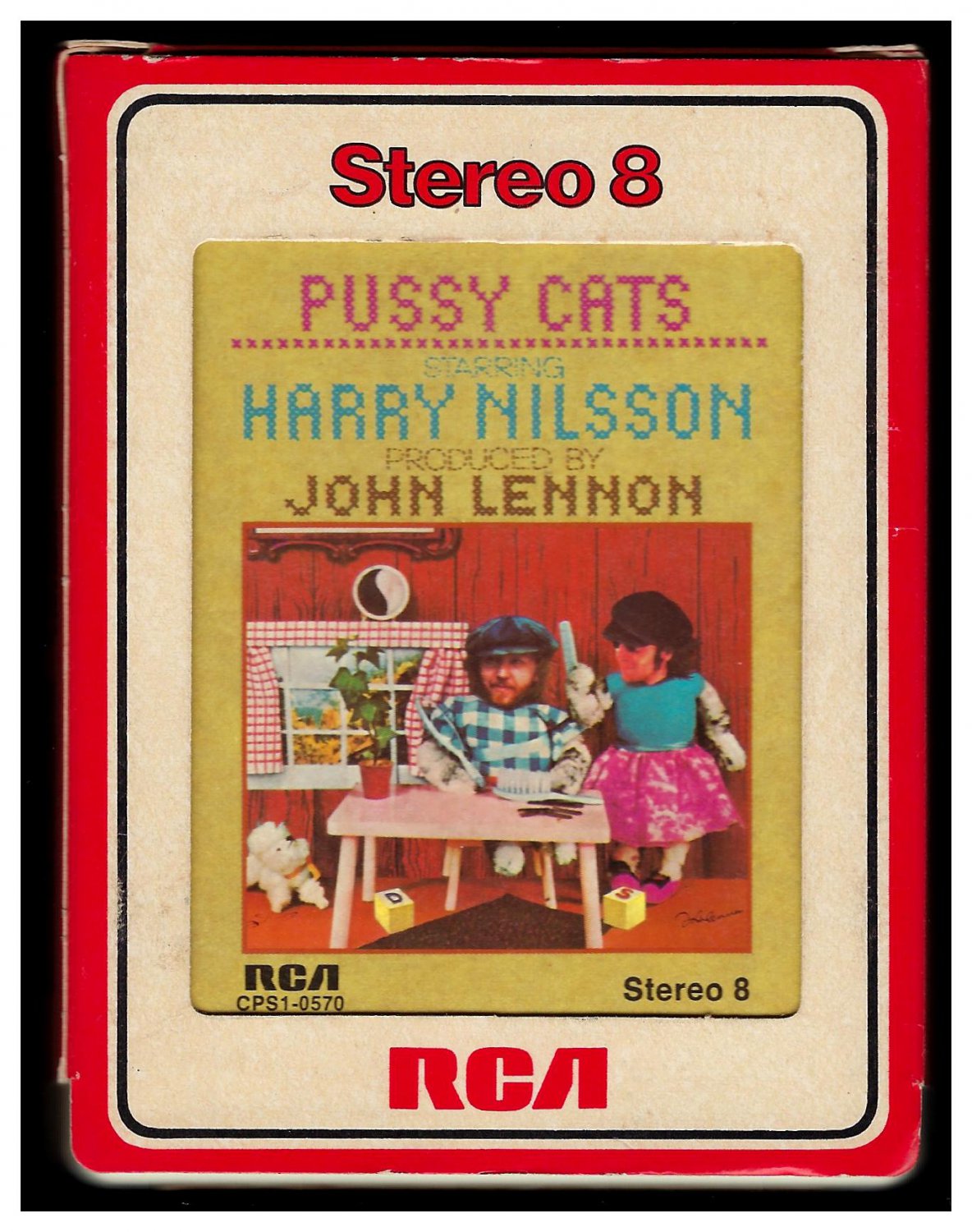 Harry Nilsson Pussy Cats 1974 Rca A11 8 Track Tape 3162