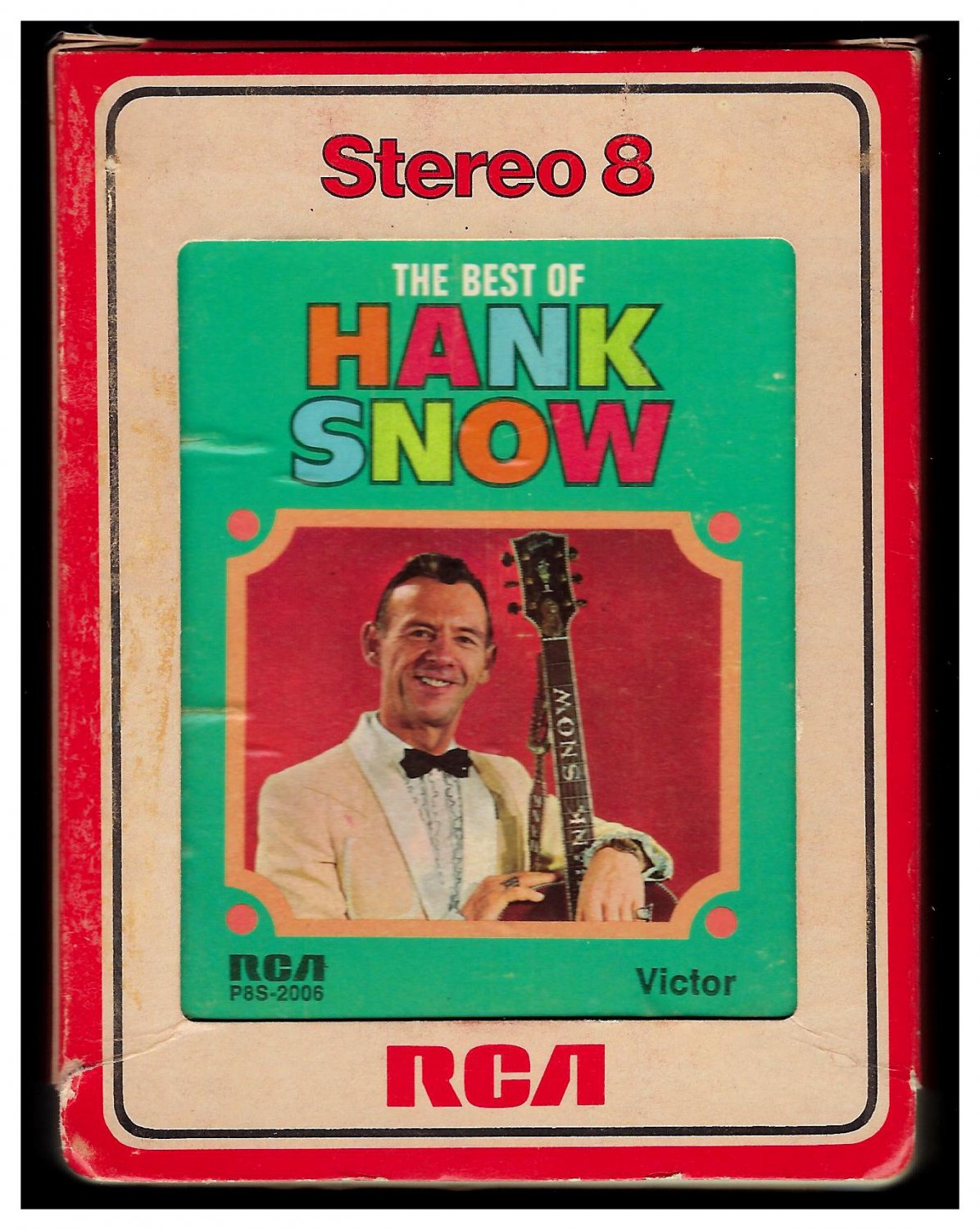 Hank Snow - The Best Of Hank Snow 1966 RCA Re-issue A15 8-TRACK TAPE