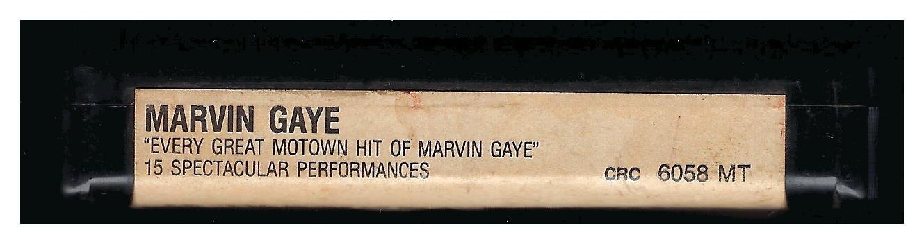 Marvin Gaye Every Great Motown Hit Of Marvin Gaye 1983 Crc Motown A18e 8 Track Tape