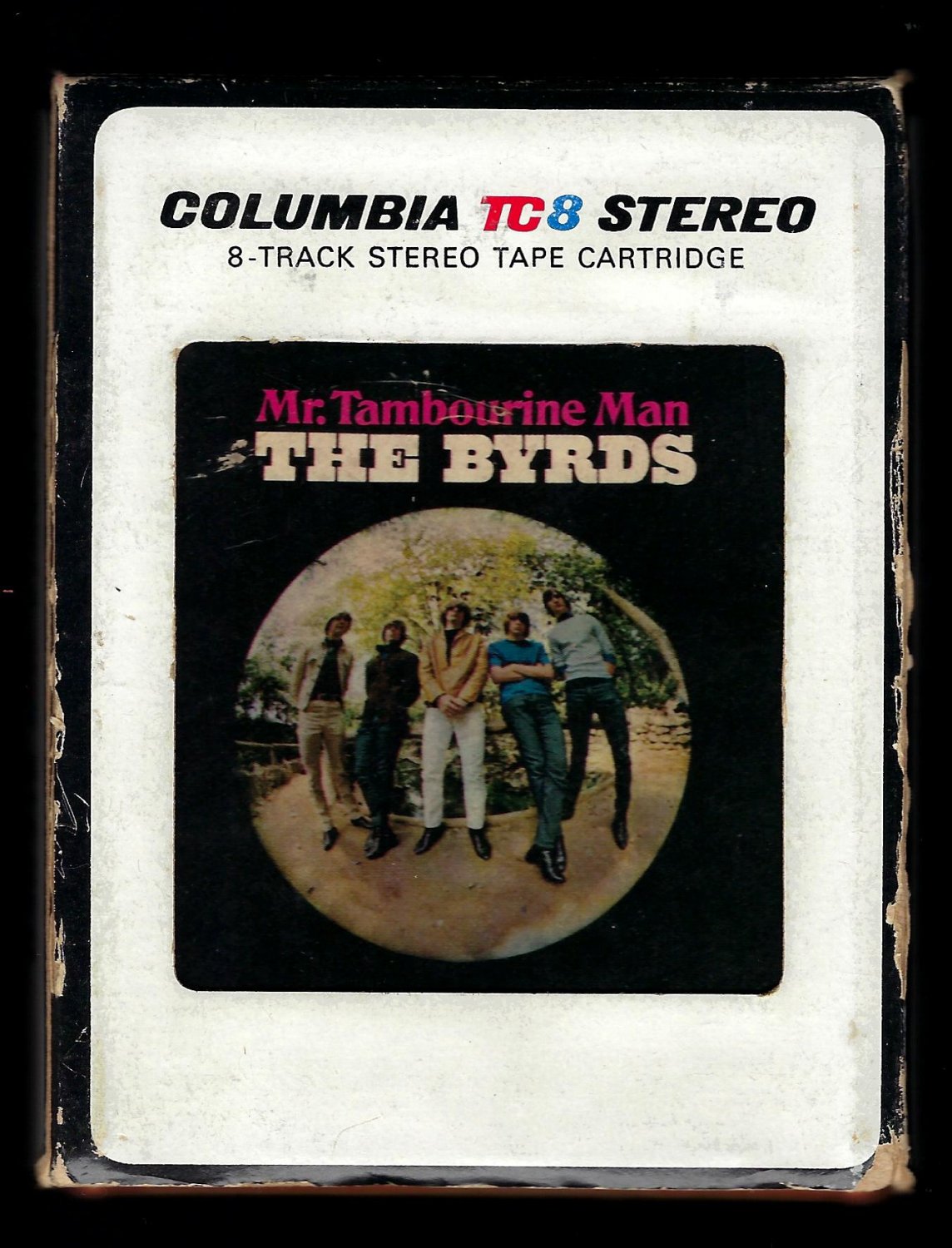 The Byrds Mr Tambourine Man 1965 Debut Cbs Original Sleeve A17b 8 Track Tape