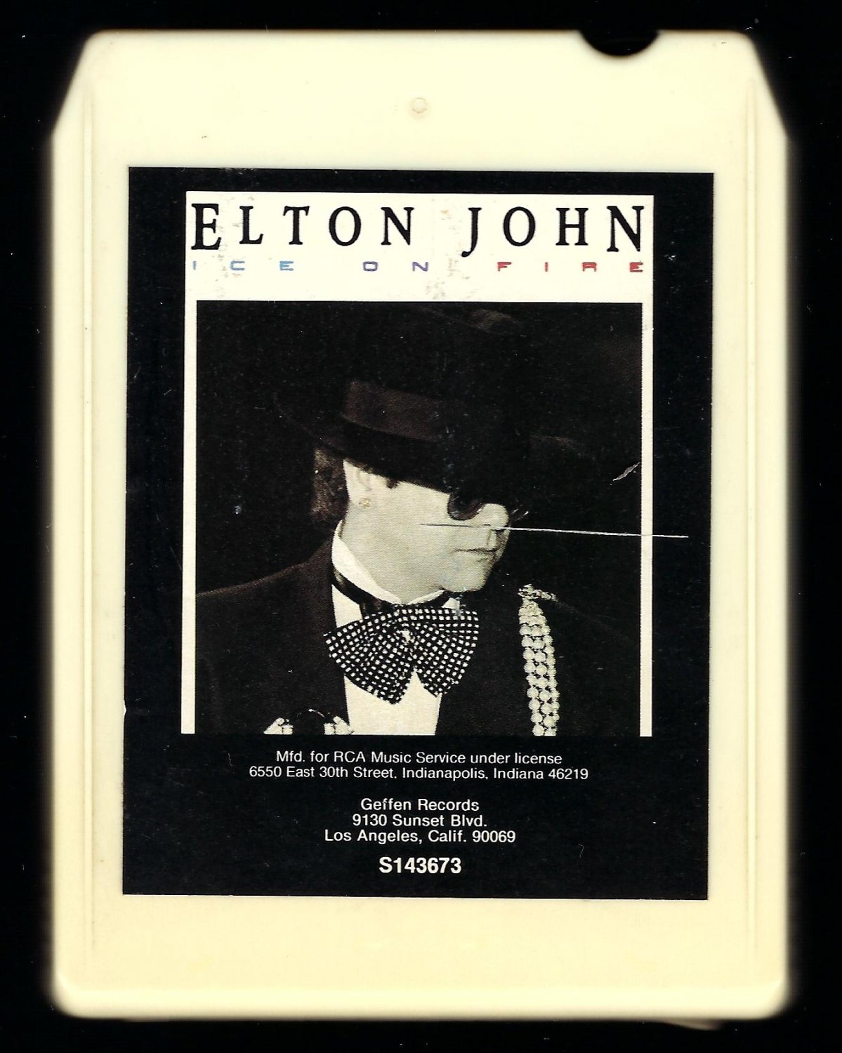 Elton John - Ice On Fire 1985 RCA GEFFEN A23 8-TRACK TAPE