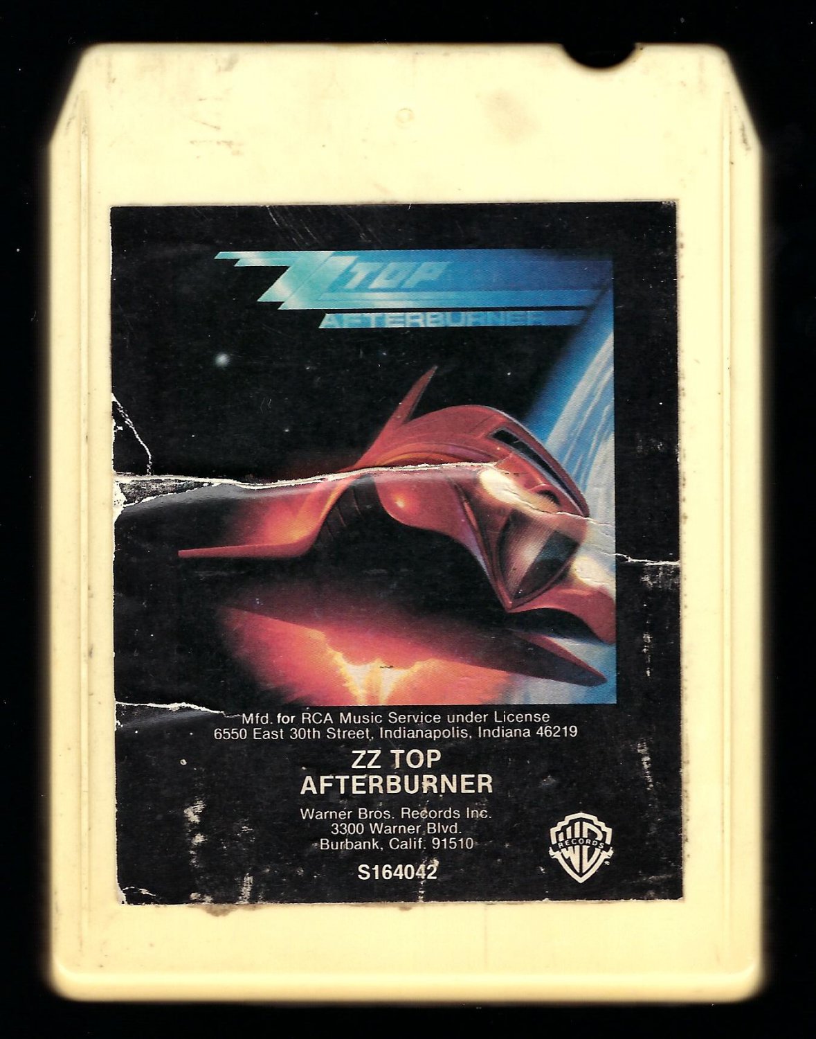 ZZ Top - Afterburner 1985 CRC WB A23 8-TRACK TAPE