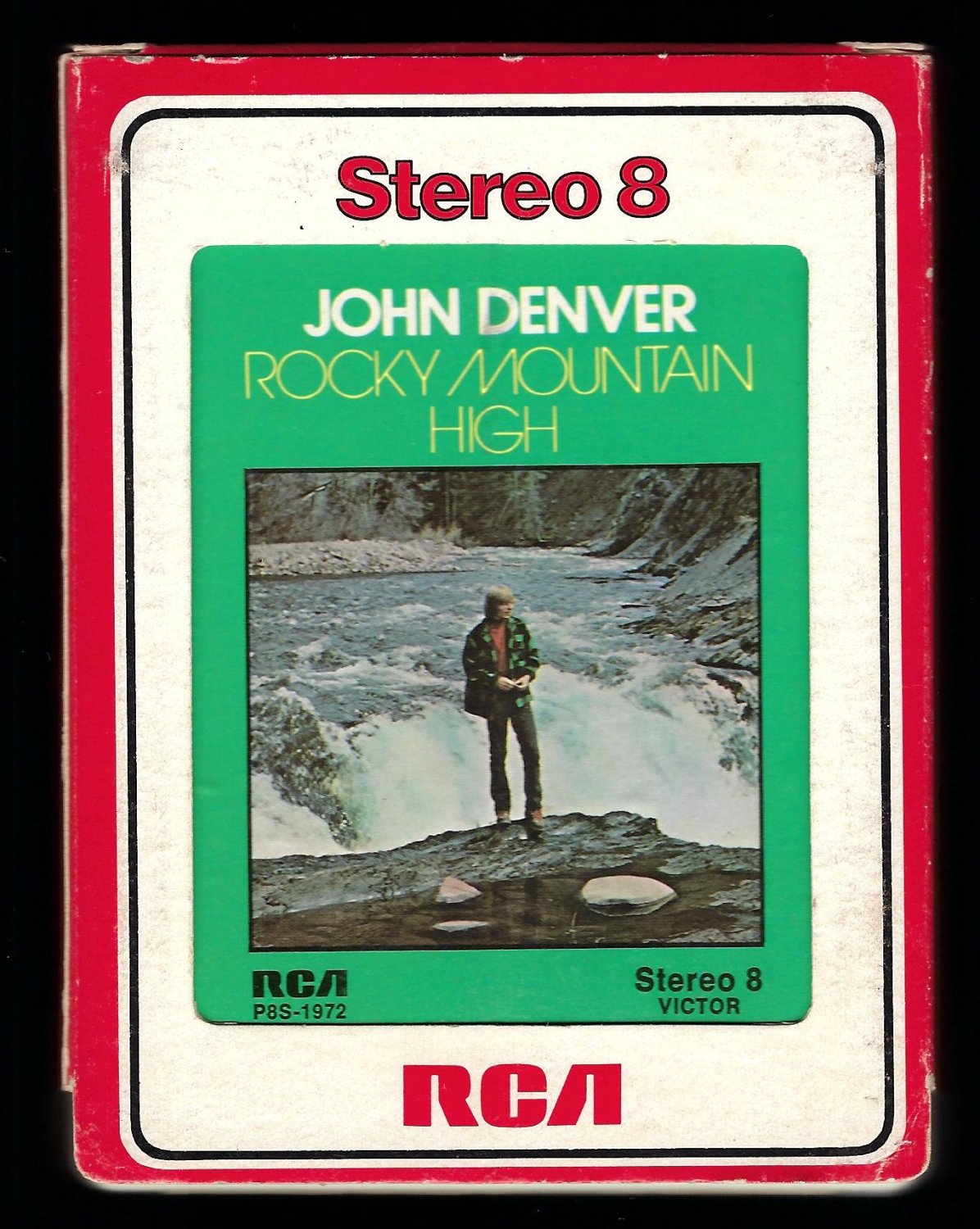 John Denver Rocky Mountain High 1972 RCA A53 8TRACK TAPE
