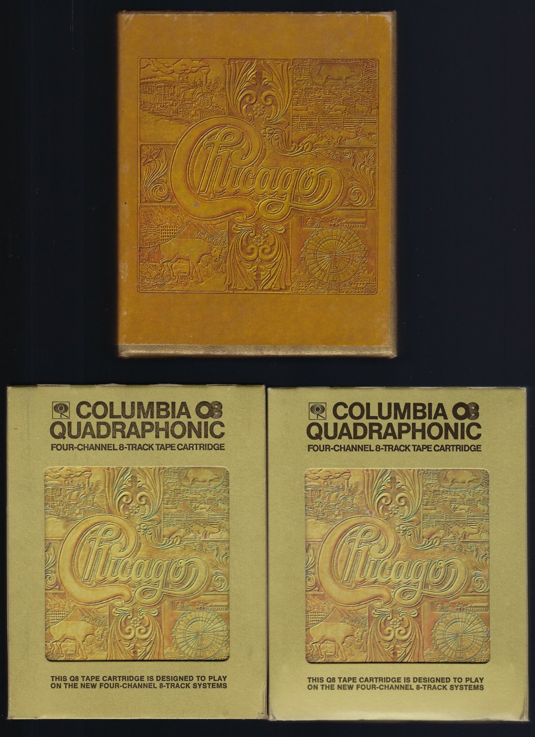 Chicago - Chicago VII Box Tape Set 1974 CBS Quadraphonic T7 8-TRACK TAPE