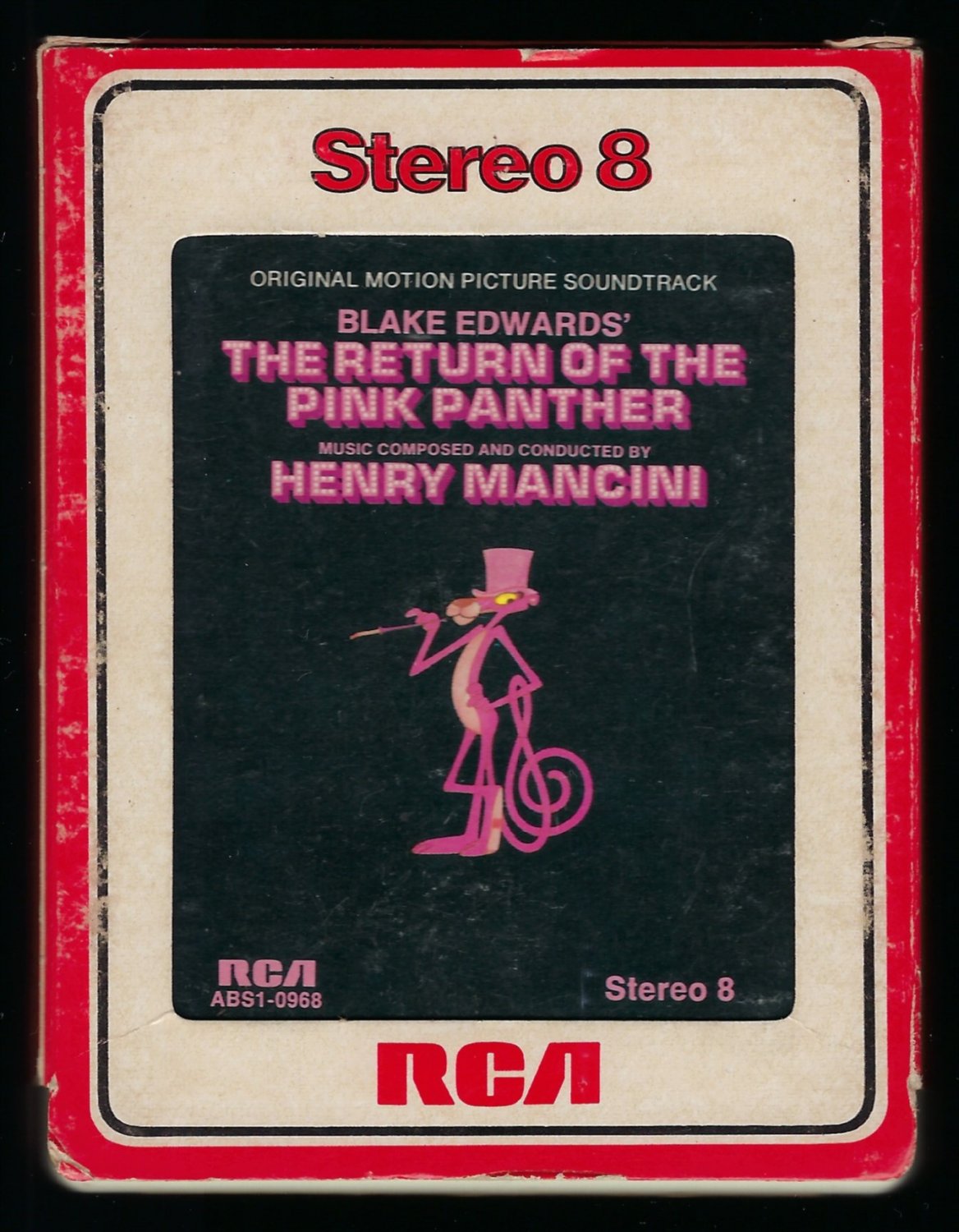 Henry Mancini - Return Of The Pink Panther Soundtrack 1975 RCA T9 8-TRACK  TAPE