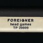Foreigner - Head Games 1979 CRC ATLANTIC T12 8-TRACK TAPE