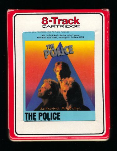 The Police - Zenyatta Mondatta 1980 RCA A&M T9 8-TRACK TAPE