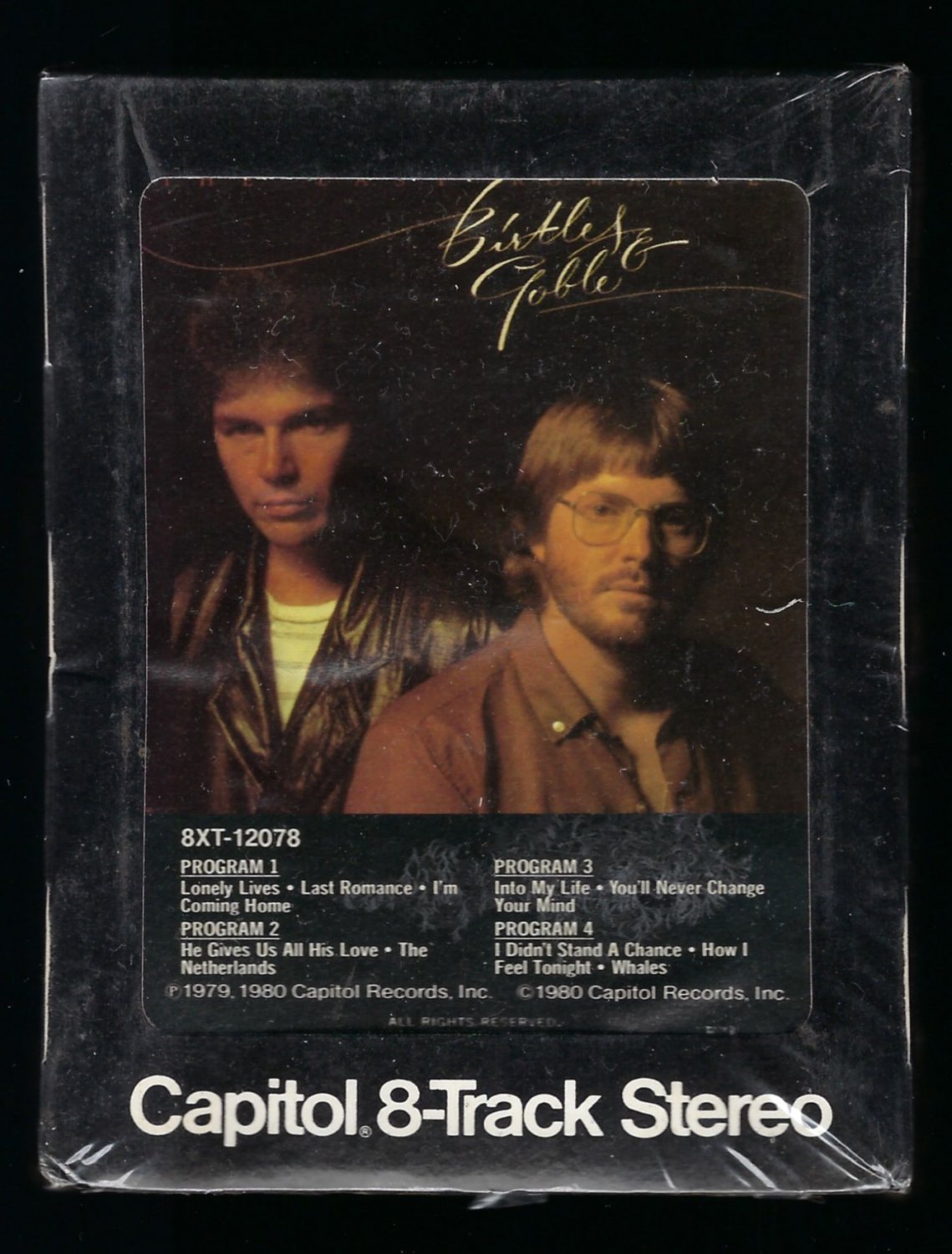 Birtles & Goble - The Last Romance 1980 CAPITOL T12 8-TRACK TAPE