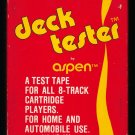 Deck Tester - Test Tape For 8-Track Cartridge Players 1975 ASPEN T11 8-TRACK TAPE
