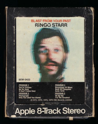 Ringo Starr - Blast From Your Past 1975 APPLE T12 8-TRACK TAPE