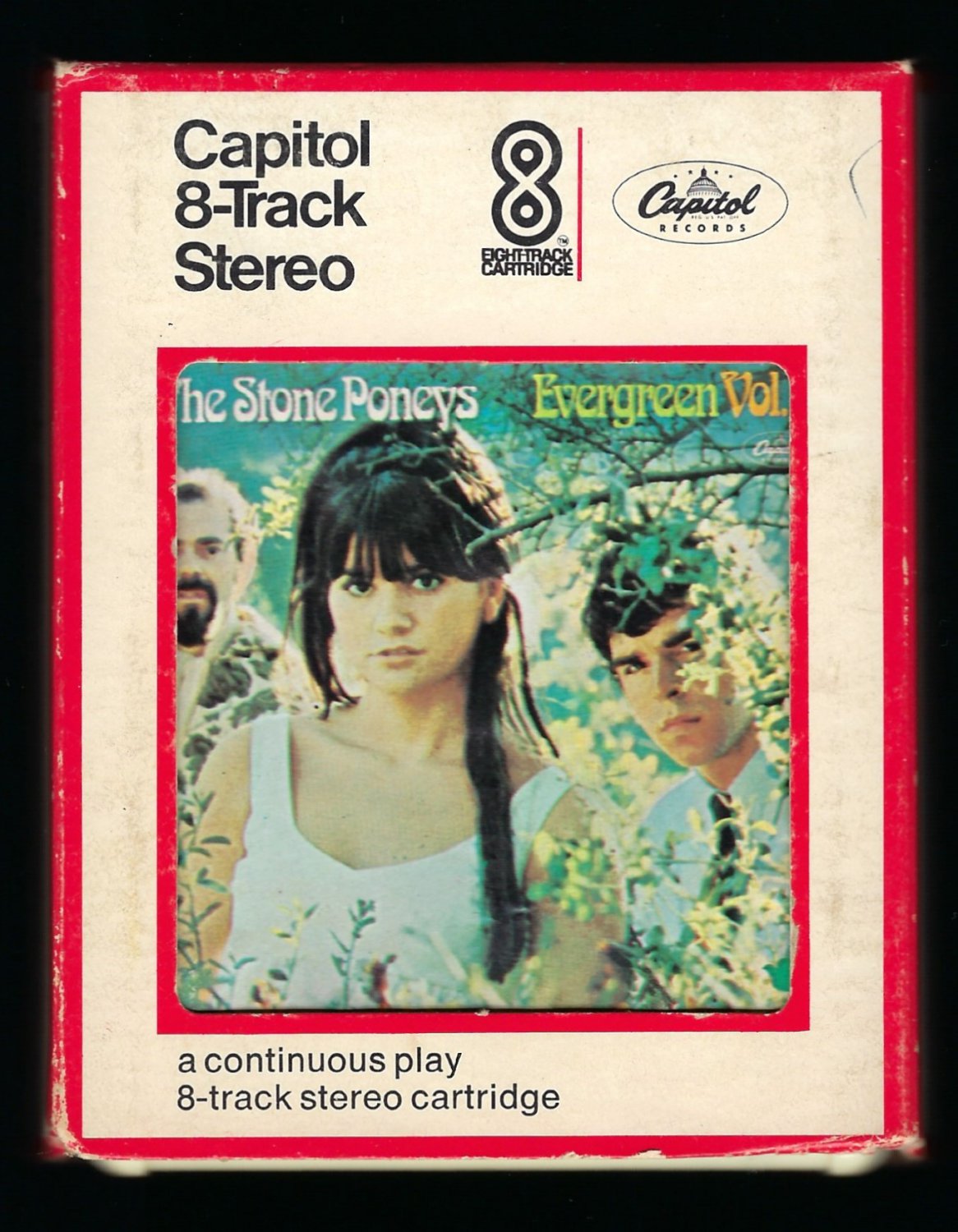 Stone Poneys Evergreen Vol. 2 1967 CAPITOL T11 8TRACK TAPE
