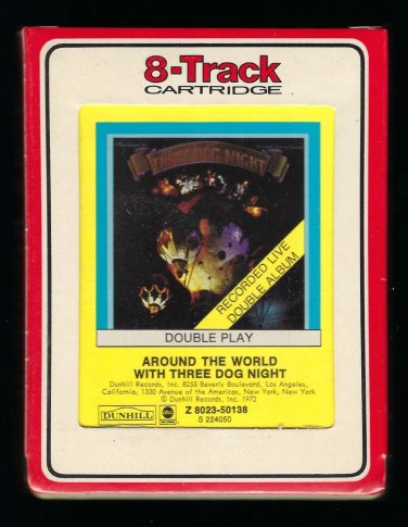 Three Dog Night - Around the World with Three Dog Night 1973 RCA WB Sealed T15 8-TRACK TAPE