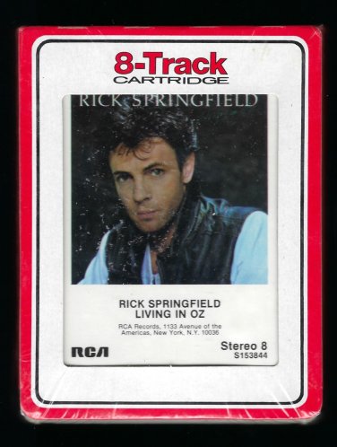 Rick Springfield - Living In Oz 1983 RCA Sealed T15 8-TRACK TAPE