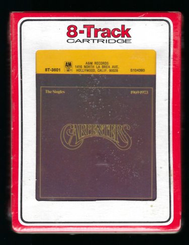 The Carpenters - The Singles 1969-1973 1973 CRC Sealed T12 8-TRACK TAPE