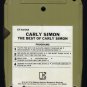 Carly Simon - The Best Of Carly Simon 1975 ELEKTRA T10 8-TRACK TAPE