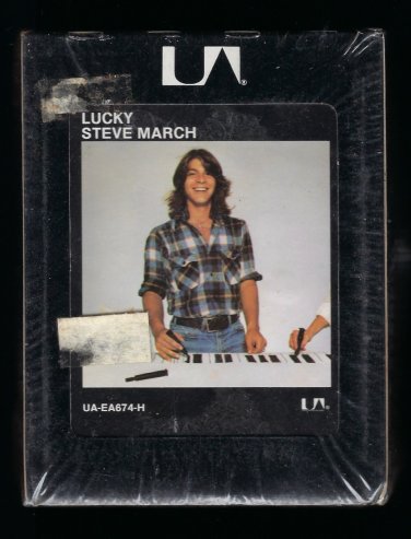 Steve March - Lucky 1977 UA Sealed T11 8-TRACK TAPE