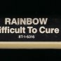 Rainbow - Difficult To Cure 1981 POLYGRAM T10 8-TRACK TAPE