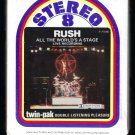Rush - All The World's a Stage 1976 MERCURY T10 8-TRACK TAPE