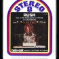 Rush - All The World's a Stage 1976 MERCURY T10 8-TRACK TAPE
