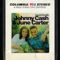 Johnny Cash & June Carter - Carryin' On with Johnny Cash & June Carter 1967 CBS T15 8-TRACK TAPE