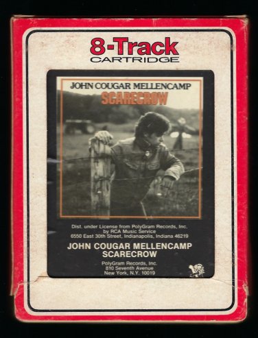 John Cougar Mellencamp - Scarecrow 1985 RCA T15 8-TRACK TAPE