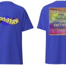 8tracksRBack Men's MEDIUM ROYAL BLUE Large Front Logo T-Shirt