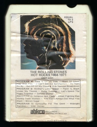The Rolling Stones - Hot Rocks 1964-1971 1971 ABKCO T18 8-TRACK TAPE